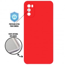 Capa Motorola Moto G52 e G82 5G - Cover Protector Vermelha